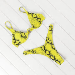 OMKAGI Brand Brazilian Bikini 2019 Swimsuit Swimwear Women Sexy Push Up Swimming Bathing Suit Beachwear Underwire Bikinis Set