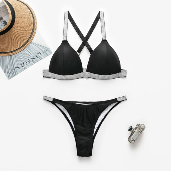 Bikinx Neon green micro bikini 2019 bathing suit Sexy push up swimsuit female bathers Triangle swimwear women swim suit biquinis