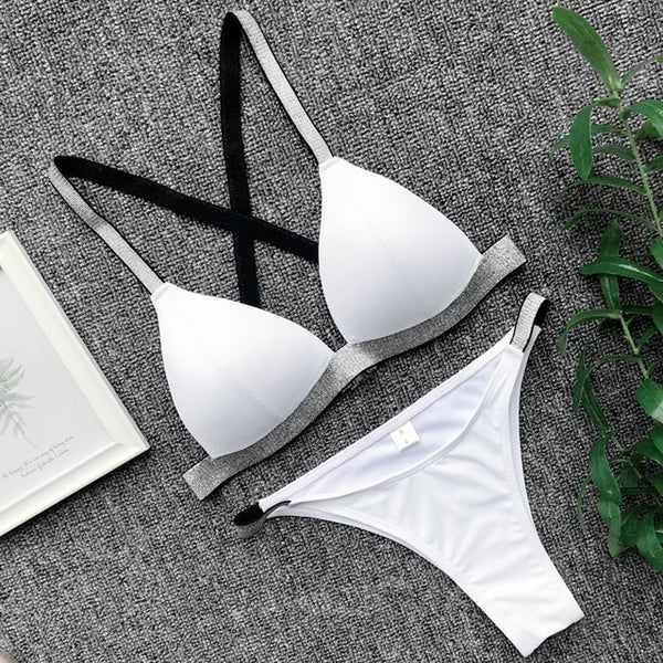 Bikinx Neon green micro bikini 2019 bathing suit Sexy push up swimsuit female bathers Triangle swimwear women swim suit biquinis